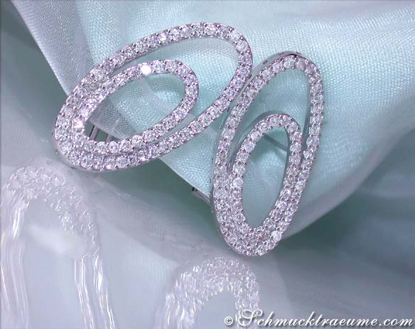 Pretty Diamond Ellipse Earrings #1 Pretty Diamond Ellipse Earrings #1