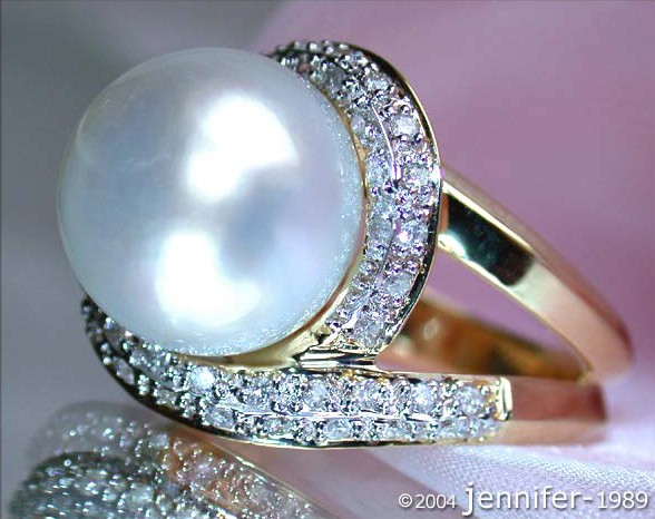 Fabulous Southsea Pearl Diamond Ring #1 Fabulous Southsea Pearl Diamond Ring #1