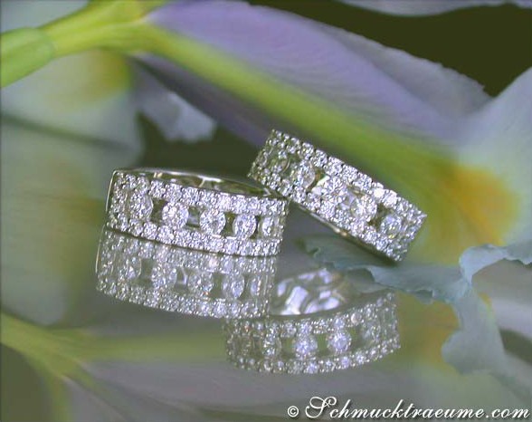 Elegant Diamond Hoop Earrings #1 Elegant Diamond Hoop Earrings #1