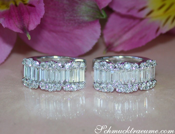 Ausgesuchte Diamant Ohrringe in Weißgold 750 #1 Ausgesuchte Diamant Ohrringe in Weißgold 750 #1