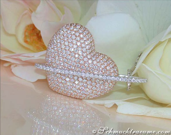 Exceptional Diamond Heart Pendant (4,79 ct.) #1 Exceptional Diamond Heart Pendant (4,79 ct.) #1