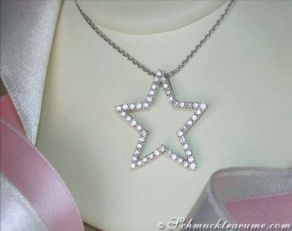 Pretty Diamond Star Pendant #1 Pretty Diamond Star Pendant #1