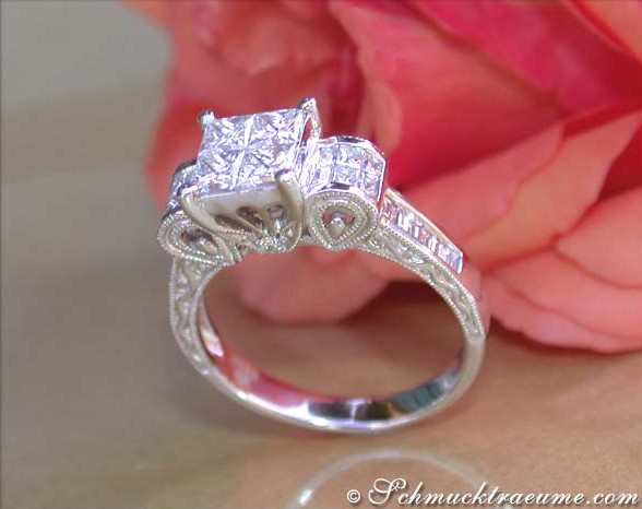 Enchanting Diamond Ring (Art Déco Inspired) #1 Enchanting Diamond Ring (Art Déco Inspired) #1
