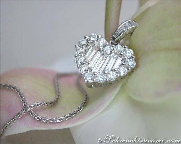 Captivating Diamond Heart Pendant #1 Captivating Diamond Heart Pendant #1