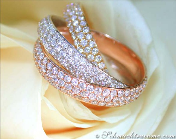 Dreamlike Interlocking Diamond Ring #1 Dreamlike Interlocking Diamond Ring #1