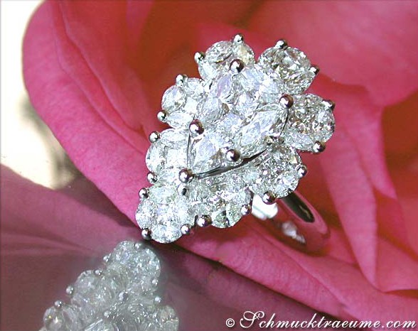 High-end Diamond Illusion Design Ring #1 High-end Diamond Illusion Design Ring #1