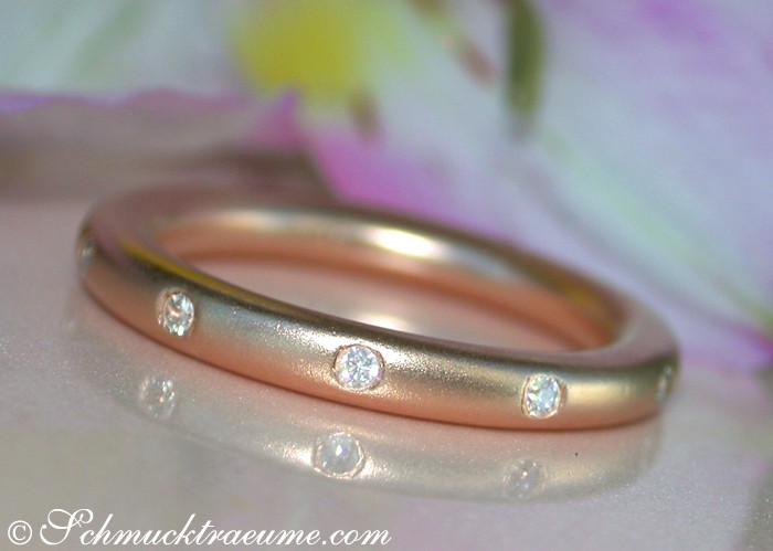 Enchanting Diamond Starry Sky Band in Rose Gold #1 Enchanting Diamond Starry Sky Band in Rose Gold #1