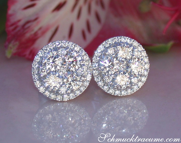 Exquisite Round Diamond Studs #1 Exquisite Round Diamond Studs #1