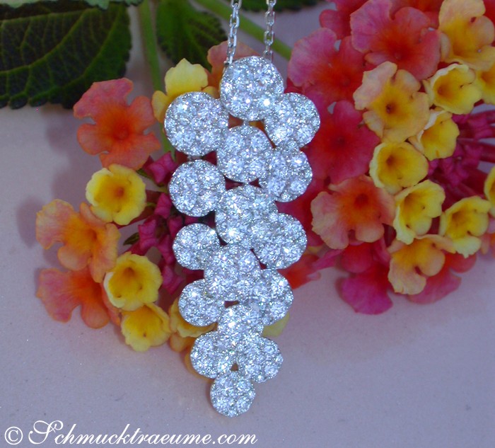 Precious Diamond Grape Design Pendant #1 Precious Diamond Grape Design Pendant #1