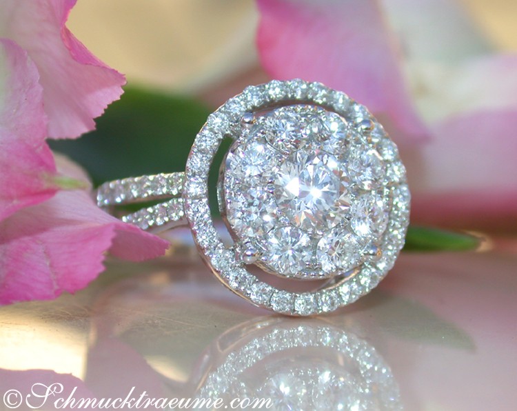Exquisite Diamond Ring (Illusion Design) #1 Exquisite Diamond Ring (Illusion Design) #1
