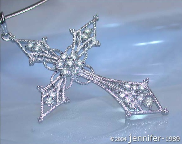 Exquisite Diamond Cross Pendant #1 Exquisite Diamond Cross Pendant #1