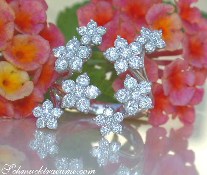 Exquisite Diamond Blossom Ring #1 Exquisite Diamond Blossom Ring #1