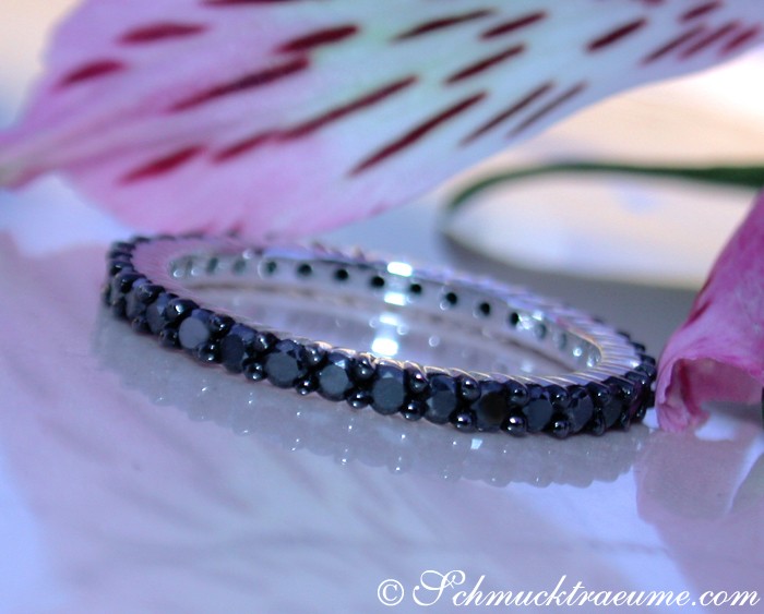 Timeless Black Diamond Eternity Ring #1 Timeless Black Diamond Eternity Ring #1