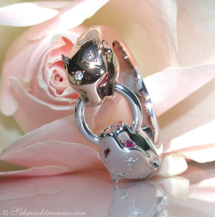 Attractive Diamond Panther Ring #1 Attractive Diamond Panther Ring #1