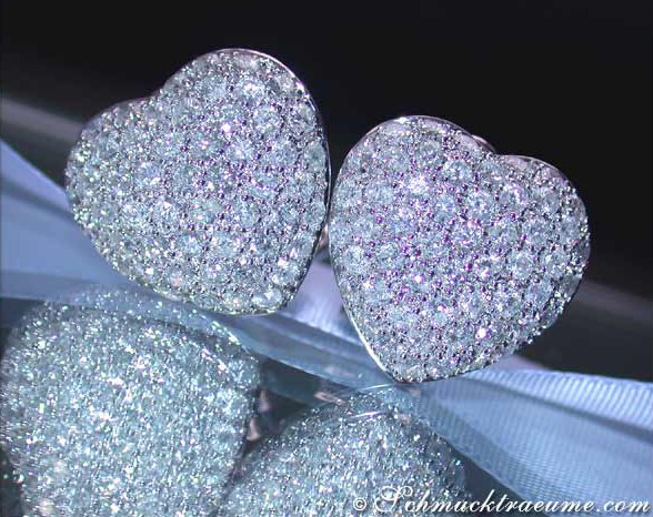 Timeless Diamond Heart Earrings #1 Timeless Diamond Heart Earrings #1