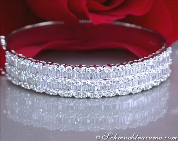 Hochkarätiger Brillanten / Diamanten Armreif #1 Hochkarätiger Brillanten / Diamanten Armreif #1