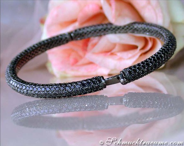 Gorgeous Black Diamond Bangle #1 Gorgeous Black Diamond Bangle #1
