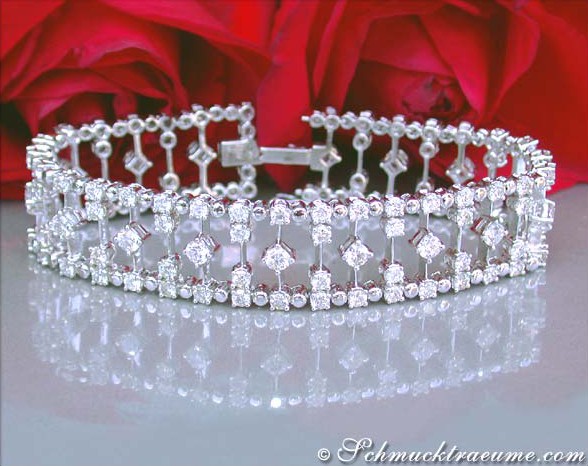 Hochkarätiges Diamanten Armband (9,87 ct.) #1 Hochkarätiges Diamanten Armband (9,87 ct.) #1