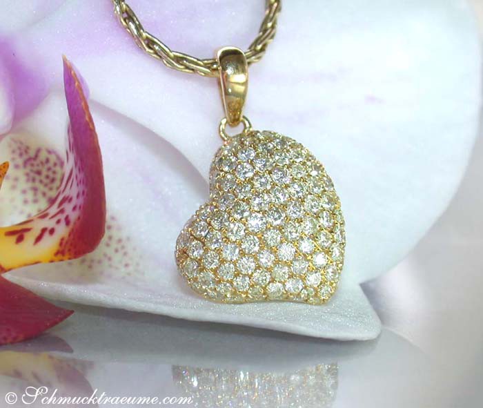 Pretty Diamond Heart Pendant #1 Pretty Diamond Heart Pendant #1