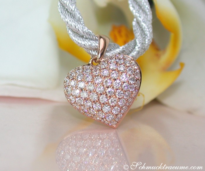 Classic Diamond Heart Pendant #1 Classic Diamond Heart Pendant #1