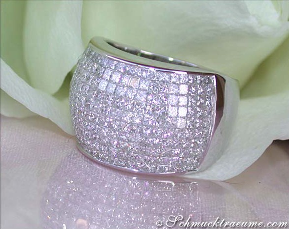 Opulenter Princess Diamanten Ring #1 Opulenter Princess Diamanten Ring #1