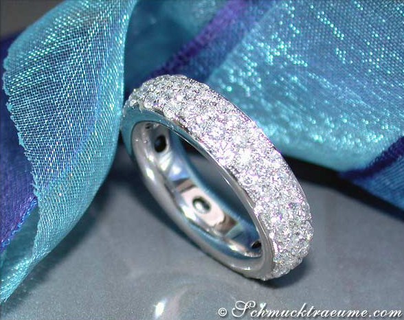 Prächtiger Brillanten Pavé Memory Ring #1 Prächtiger Brillanten Pavé Memory Ring #1