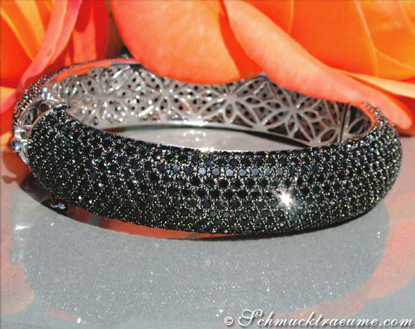 Magnificent Black Diamond Bangle #1 Magnificent Black Diamond Bangle #1