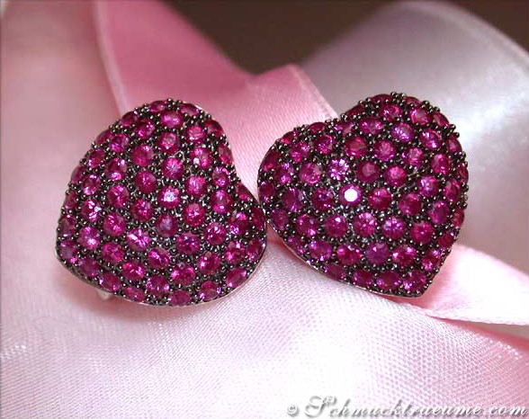 Enchanting Ruby Heart Earrings #1 Enchanting Ruby Heart Earrings #1