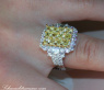 Prächtiger gelbe Diamanten Ring mit Brillanten (4,24 ct.) #6