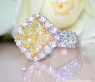 Grandioser gelbe Diamanten Ring mit Brillanten #1