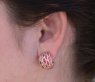 Stattliche Regenbogen Saphir Ohrringe mit Diamanten #4