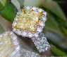 Grandioser gelbe Diamanten Ring mit Brillanten #2