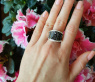 Extra breiter schwarze Diamanten Ring #3