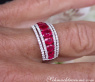 Ausgesuchter Rubin Ring mit Brillanten #3