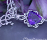 Luxuriöses AAA Tansanit Collier mit Brillanten (15,88 ct.) #7