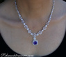 Fantastisches AAA Tansanit Collier mit Brillanten #2