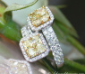 Wundervoller gelbe Diamanten Ring mit Brillanten #3