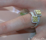 Wundervoller gelbe Diamanten Ring mit Brillanten #4