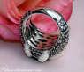 Opulenter Onyx Ring mit schwarzen & weißen Diamanten #10