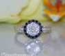 Zeitlos edler schwarze Diamanten Ring #4