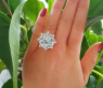 Opulenter Prasiolith Ring mit Brillanten #3