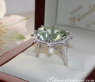 Opulenter Prasiolith Ring mit Brillanten #8