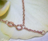 Zarte Multicolor Saphir Kette in Roségold #9