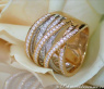 Mehrreihiger Diamanten Ring in Bicolor-Fertigung #3
