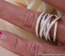 Mehrreihiger Diamanten Ring in Bicolor-Fertigung #6