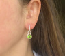 Bezaubernde Peridot Ohrringe mit Diamanten #3