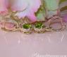 Bezaubernde Peridot Ohrringe mit Diamanten #7