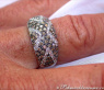 Interessanter Ring mit cognac-braunen Diamanten #4