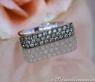 Eckiger Ring mit naturbraunen Diamanten #3