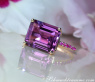 Auffallender Amethyst Ring mit Rubinen #8